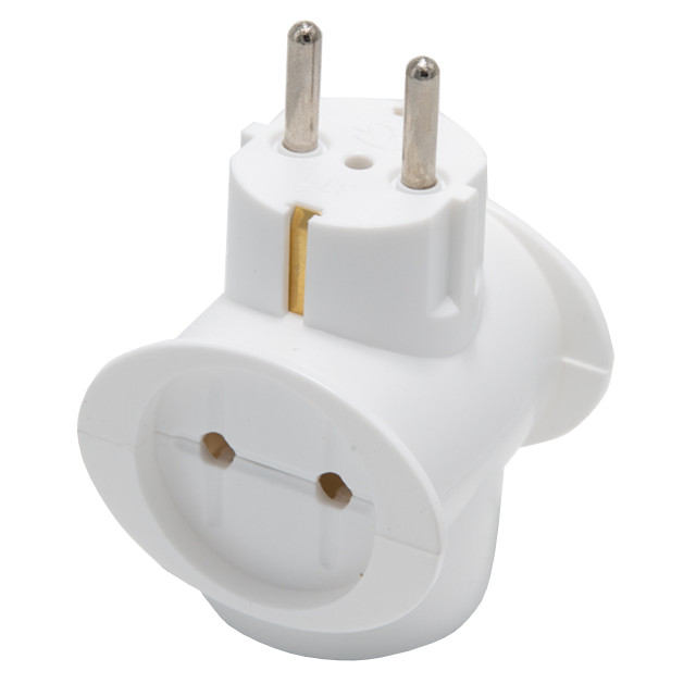 разветвитель 3 гнезда 3Т1 с/з 16А белый